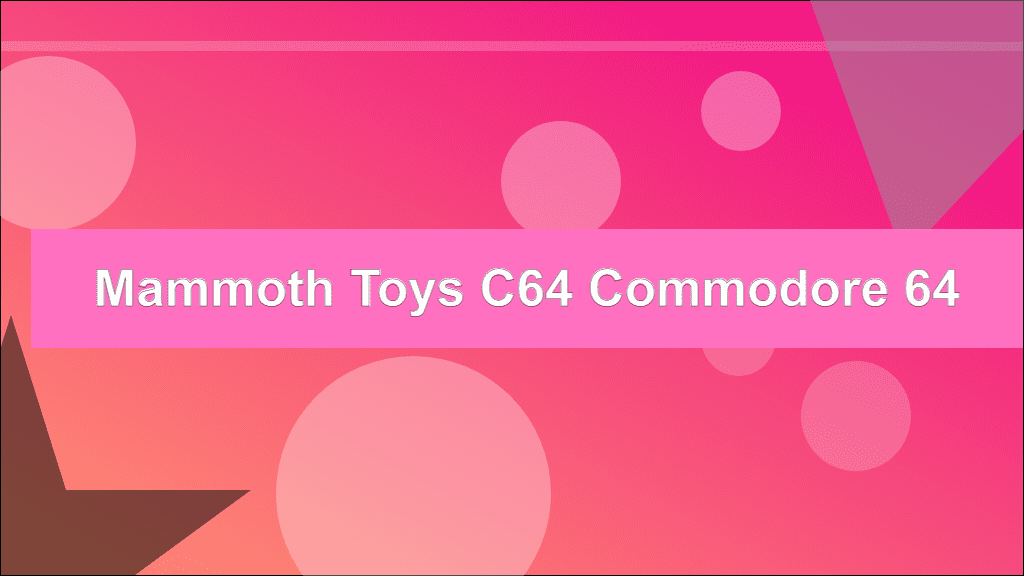 Mammoth Toys C64 Commodore 64 Direct-To-TV (C64DTV)