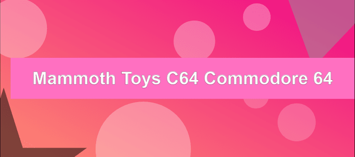 Mammoth Toys C64 Commodore 64 Direct-To-TV (C64DTV)